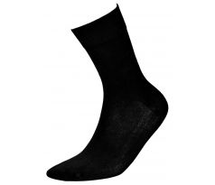 Pánske bambusové ponožky čierne čierna 43-46